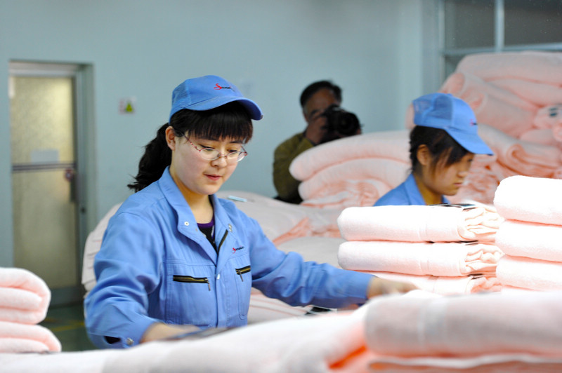 【孚日集团-毛巾厂工人】-《大众摄影》潍坊俱