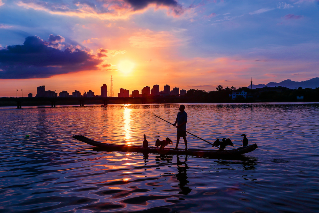 渔舟唱晚-《大众摄影》上饶俱乐部(3星)
