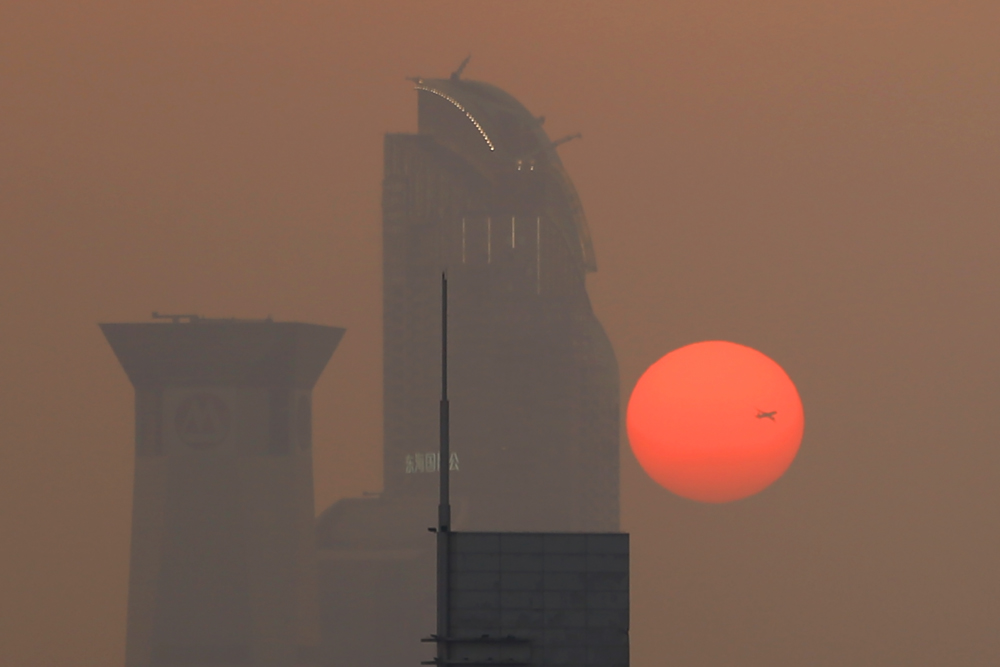 日落 深圳 广东香港交界-携手腾飞全国省界地