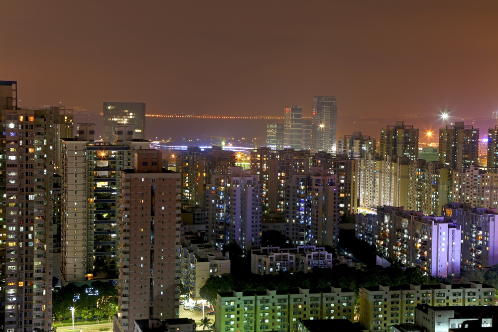 万家灯火 深圳 广东香港交界-携手腾飞全国省