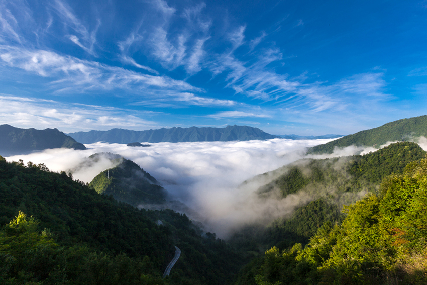 《仙境》 重庆市城口县北屏乡 渝陕界梁-携手