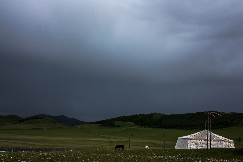 古道西风瘦马乌兰布统河北内蒙古交界