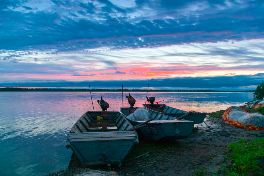 暮色船歌一-第二届中国好风光全国摄影大擂