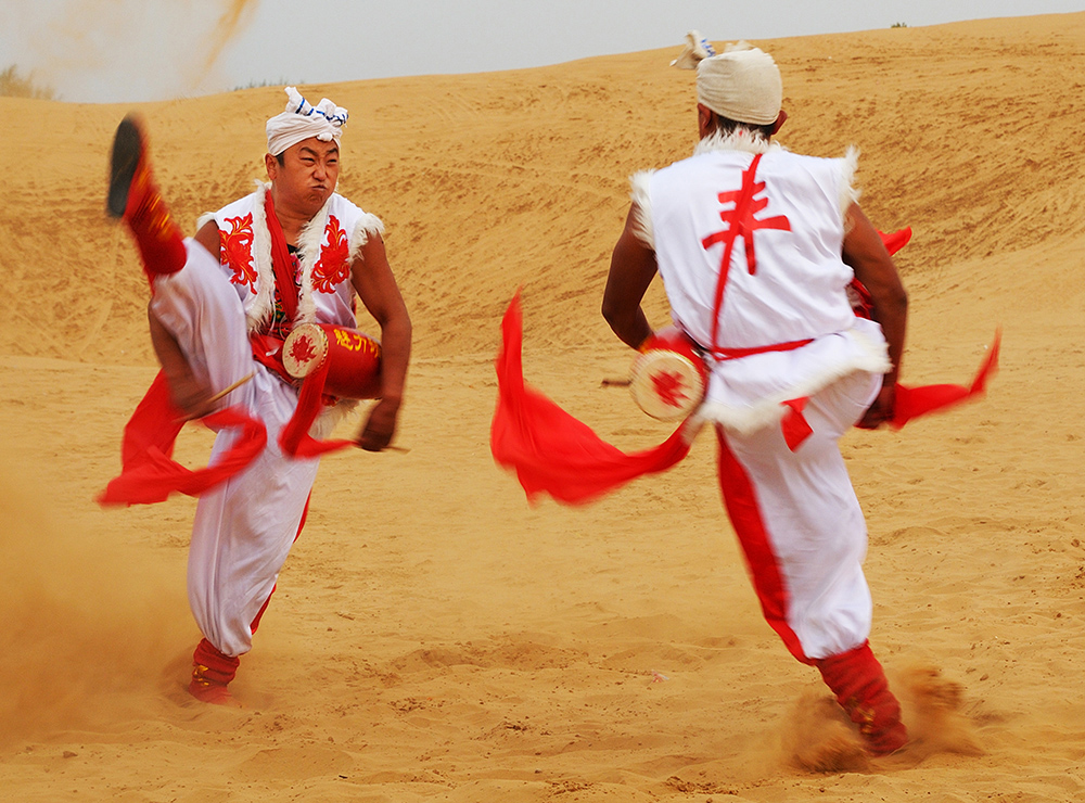 《陕北民俗-打腰鼓》