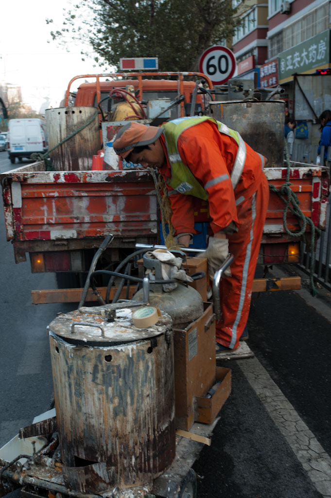 行车标志施工-《大众摄影》大连俱乐部(1星)