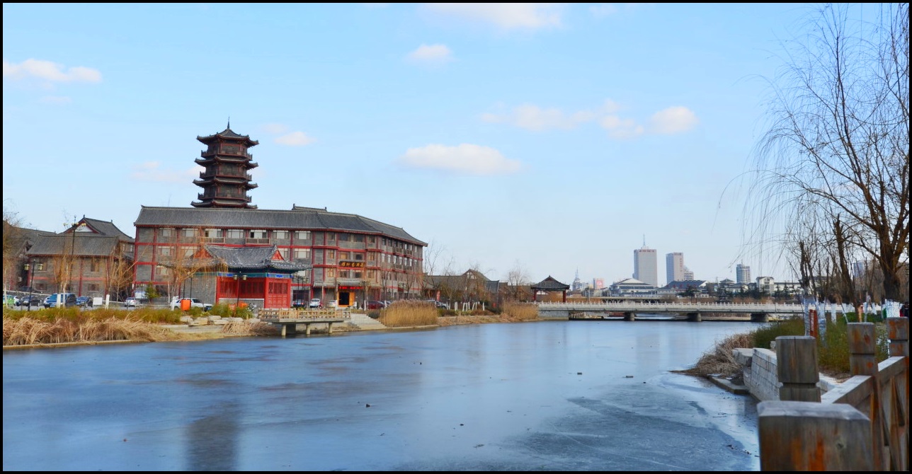 青州宋城冬季风光