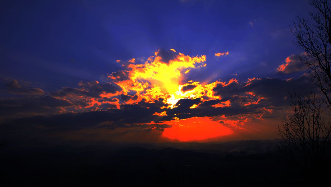 残阳如血-《大众摄影》湖南俱乐部(1星)