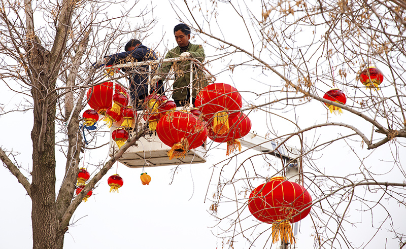 张灯结彩过大年
