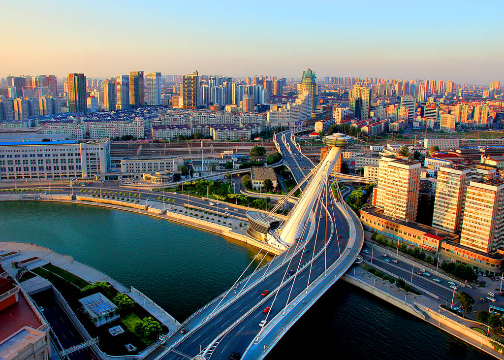 《美丽天津-夕阳映照赤峰桥》