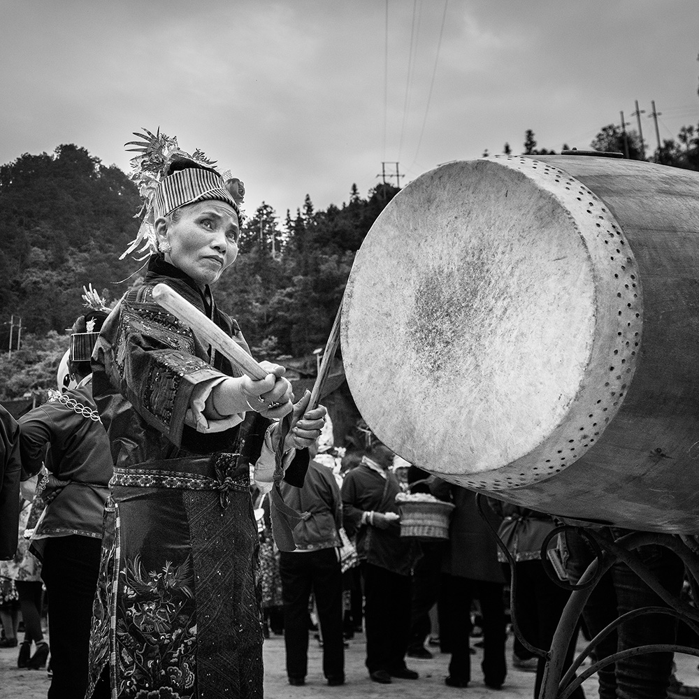 江西俱乐部第九期参赛作品《女鼓手》等-《大