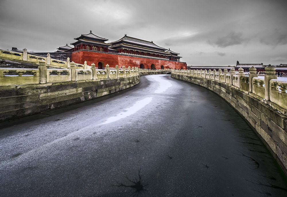 故宫午门与内金水河-第四届中国园林摄影大