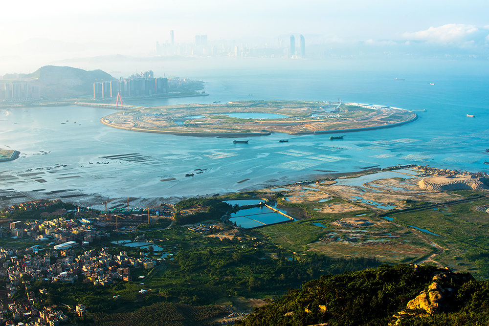 作品名称:《南太武山上望双鱼岛》-魅力厦门