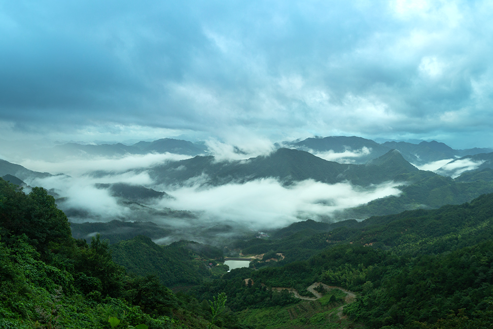 云青青兮欲雨,水澹澹兮生烟
