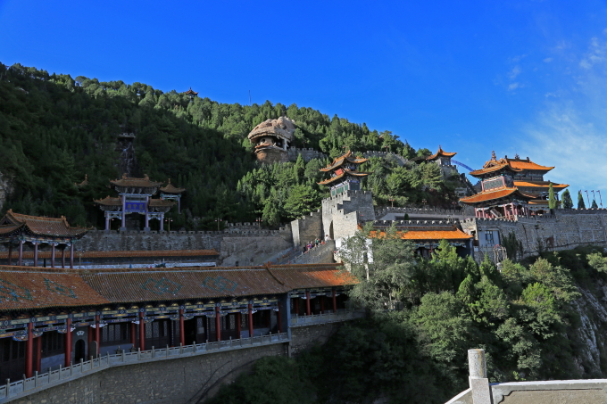 绵山龙头寺初秋景色(2)