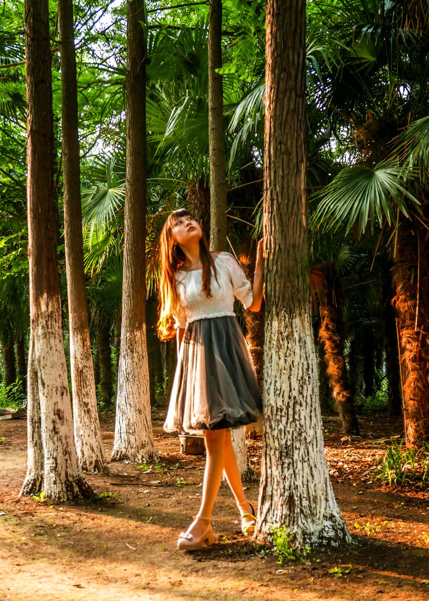 户外人像习作 - 大众摄影网