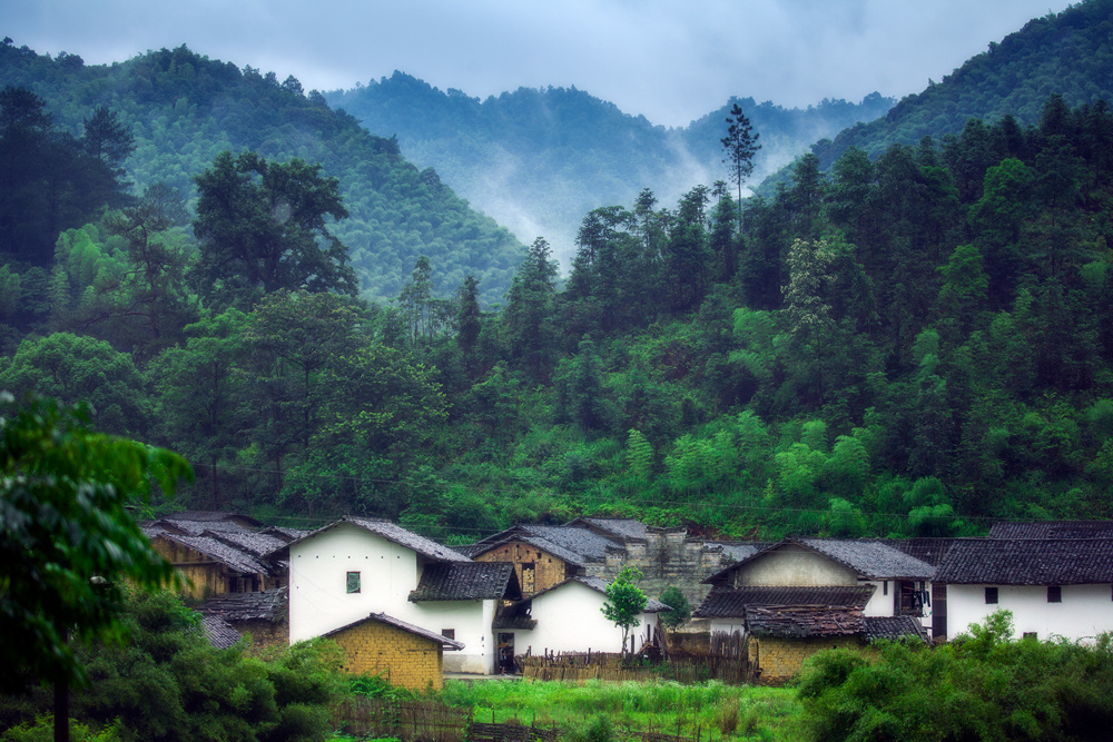 《雨中乡村》 - 大众摄影网