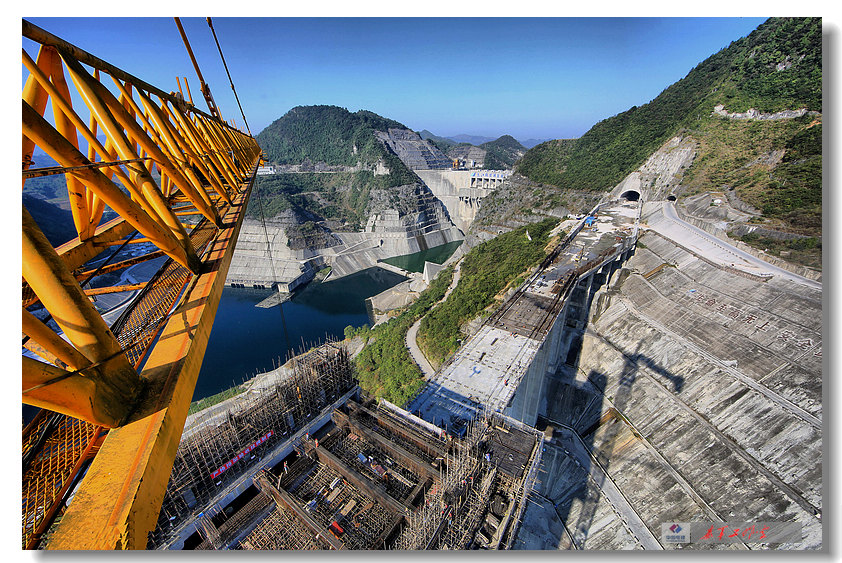 贵州构皮滩电站船闸工程建设纪实 - 大众摄影网