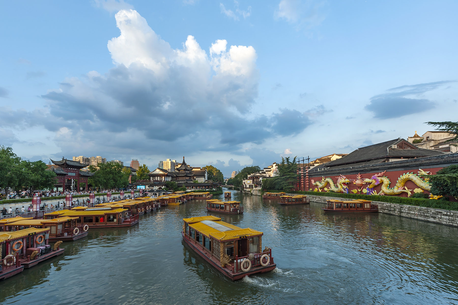 夫子庙游船 - 缩小 - 大众摄影网