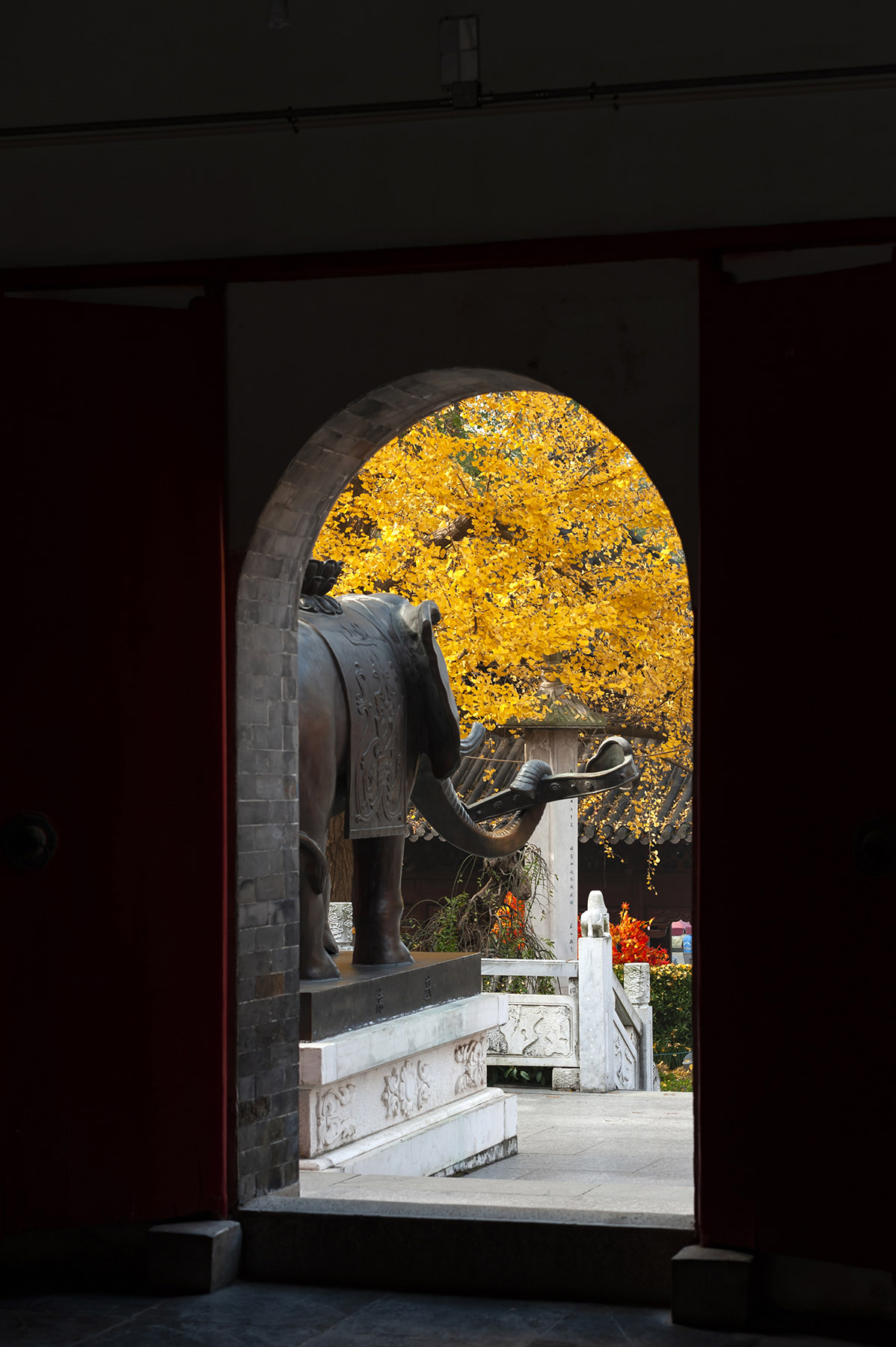 栖霞寺秋色 - 缩小 - 大众摄影网