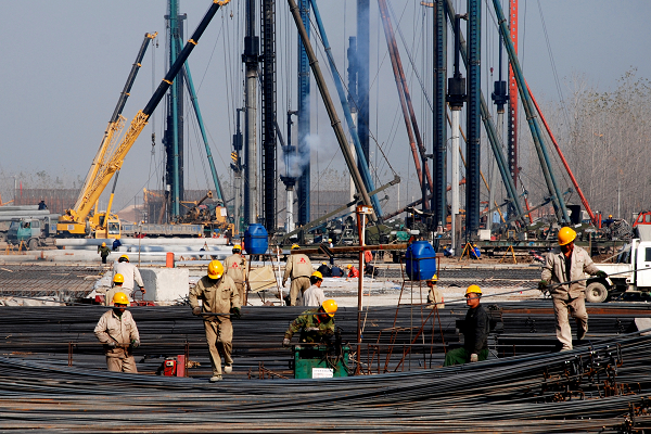《繁忙的工地》