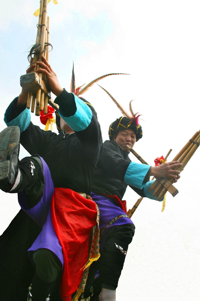 贵州黔南苗族蹉步芦笙舞