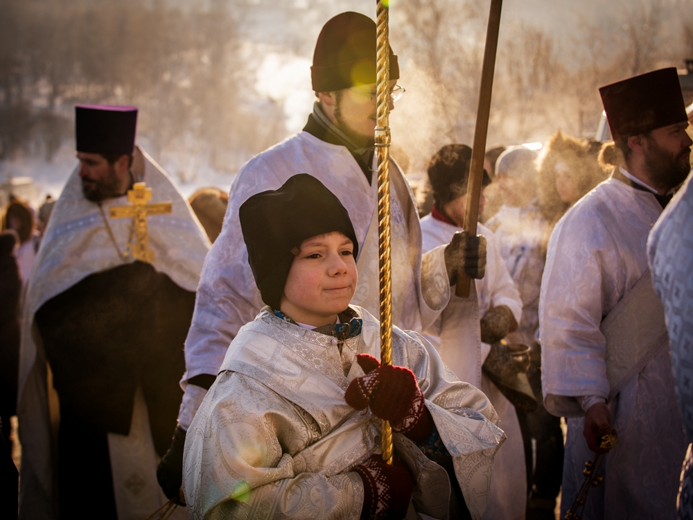 洗礼节上的孩子