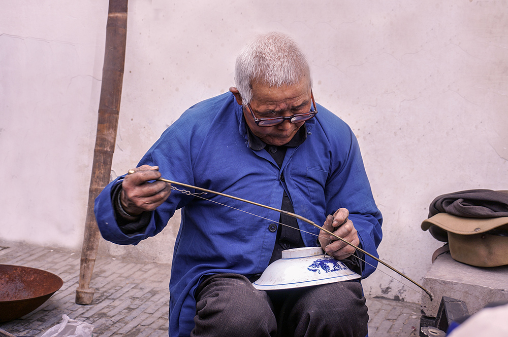街头老手艺人