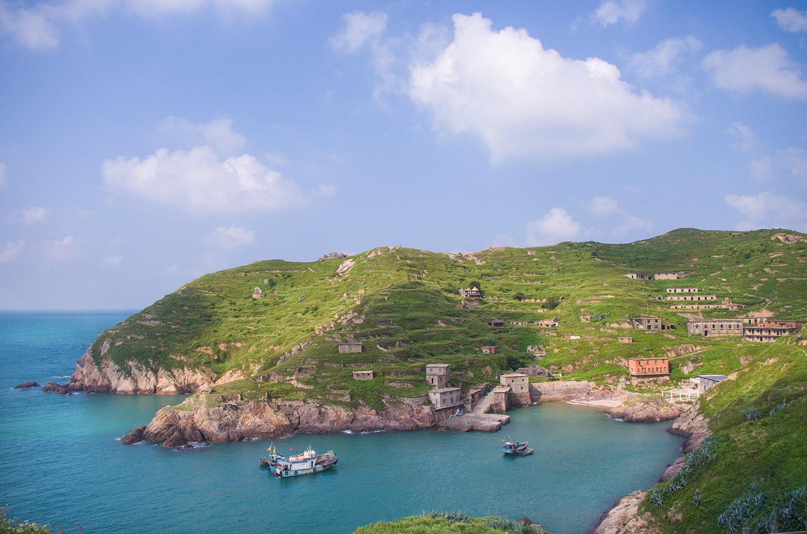 台山岛的碧海蓝天