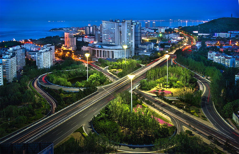 莱山夜色美-第三届"福能杯·能源与环境"全国摄影大展投稿区-大众摄影
