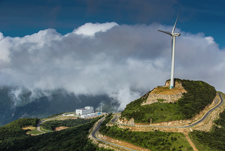 2014年7月19拍摄于浙江省宁海县东海云顶