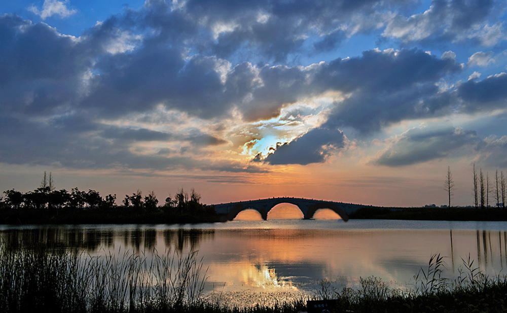 《鹃湖之晨》-第四届"中国园林"摄影大展投稿区-大众摄影网 -