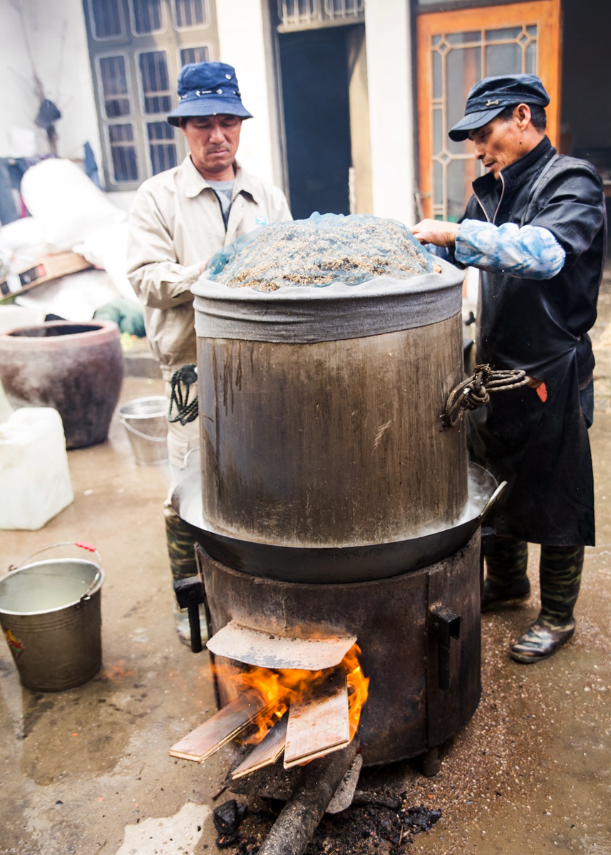 土法制酒工艺组照