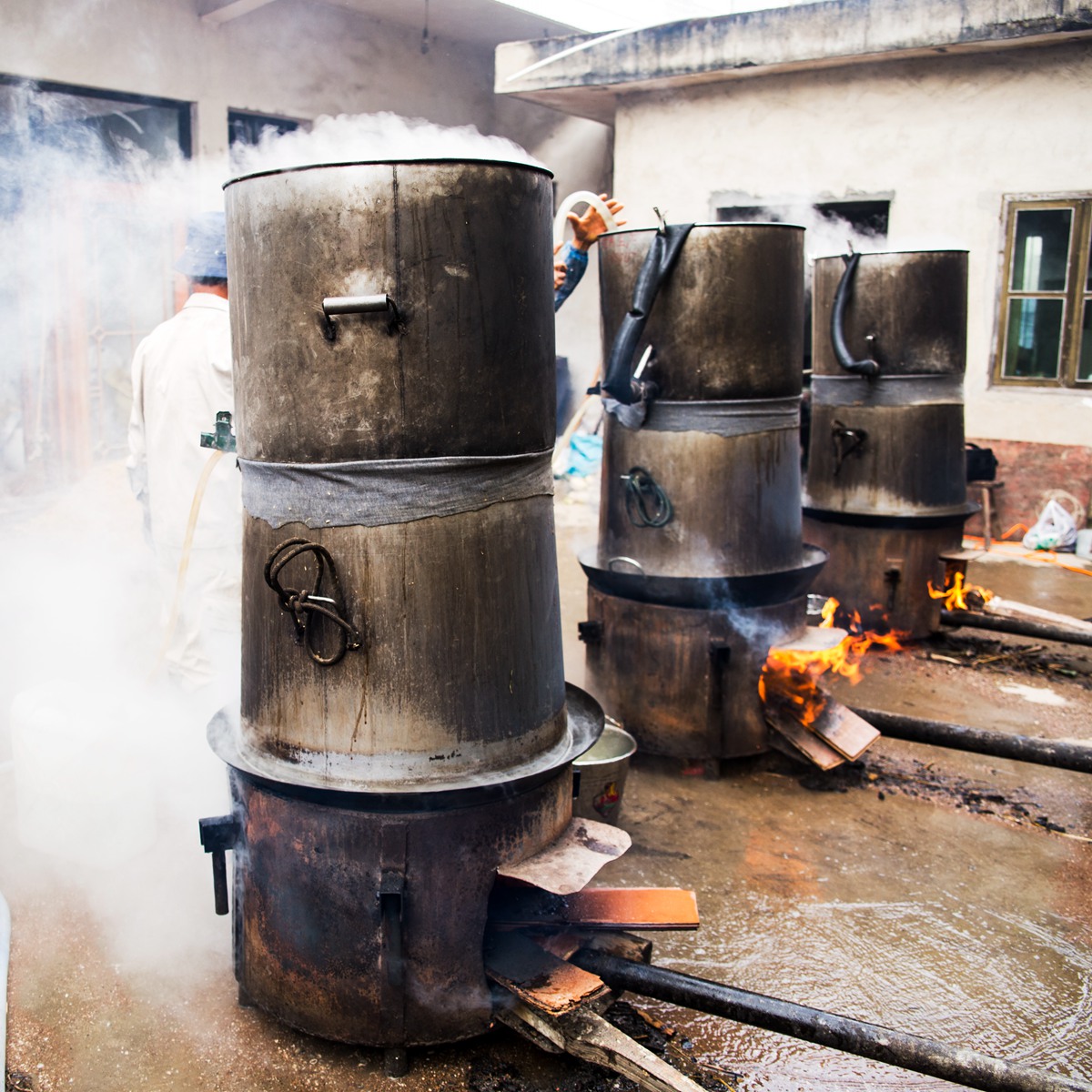 土法制酒工艺组照