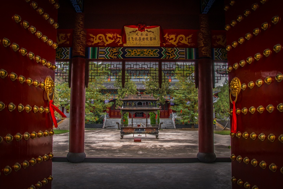 2017年10月7日,山西沁源天齐庙.