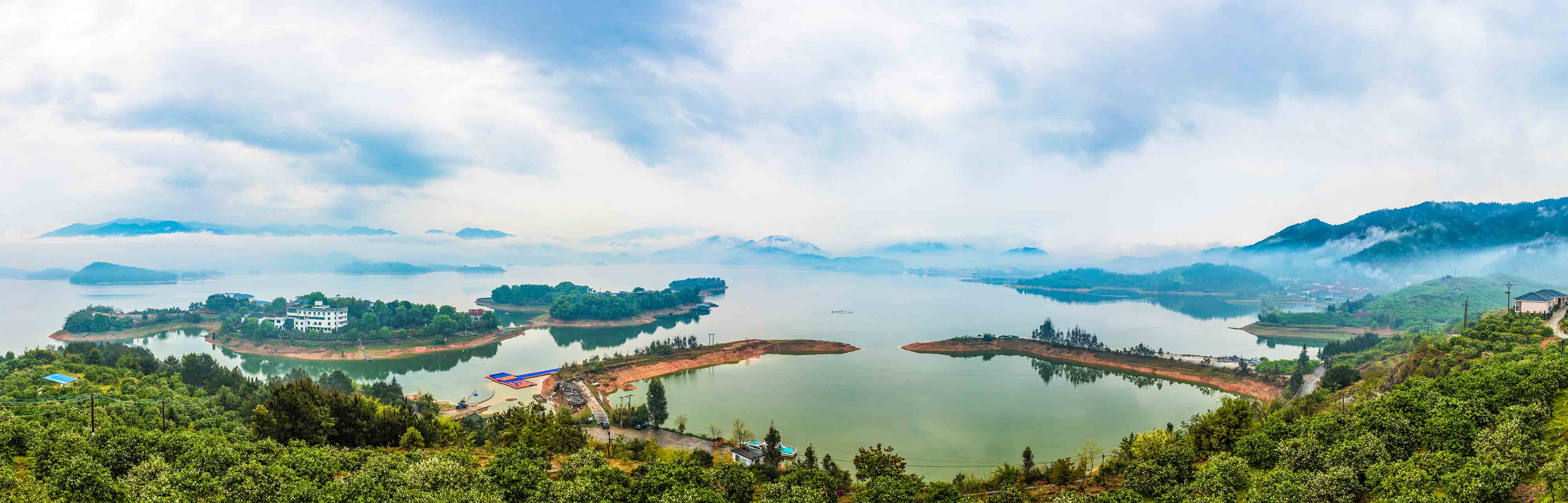 烟波浩渺翠屏湖