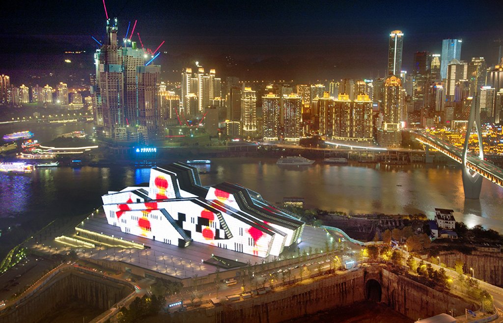 《鸟瞰直辖重庆新风貌》组照八幅