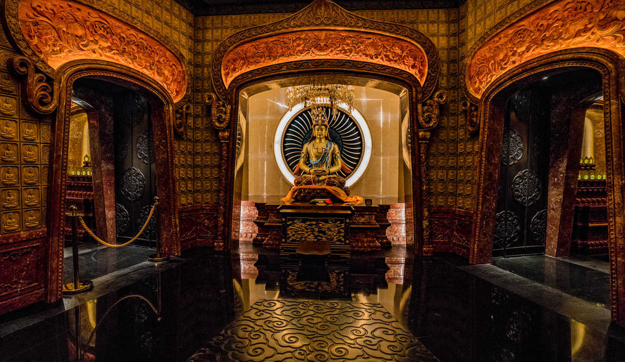 奢华的宫殿(南京牛首山佛顶宫)