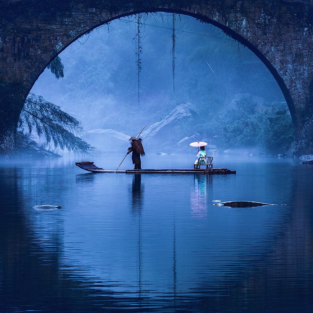烟雨迷蒙玉溪梦