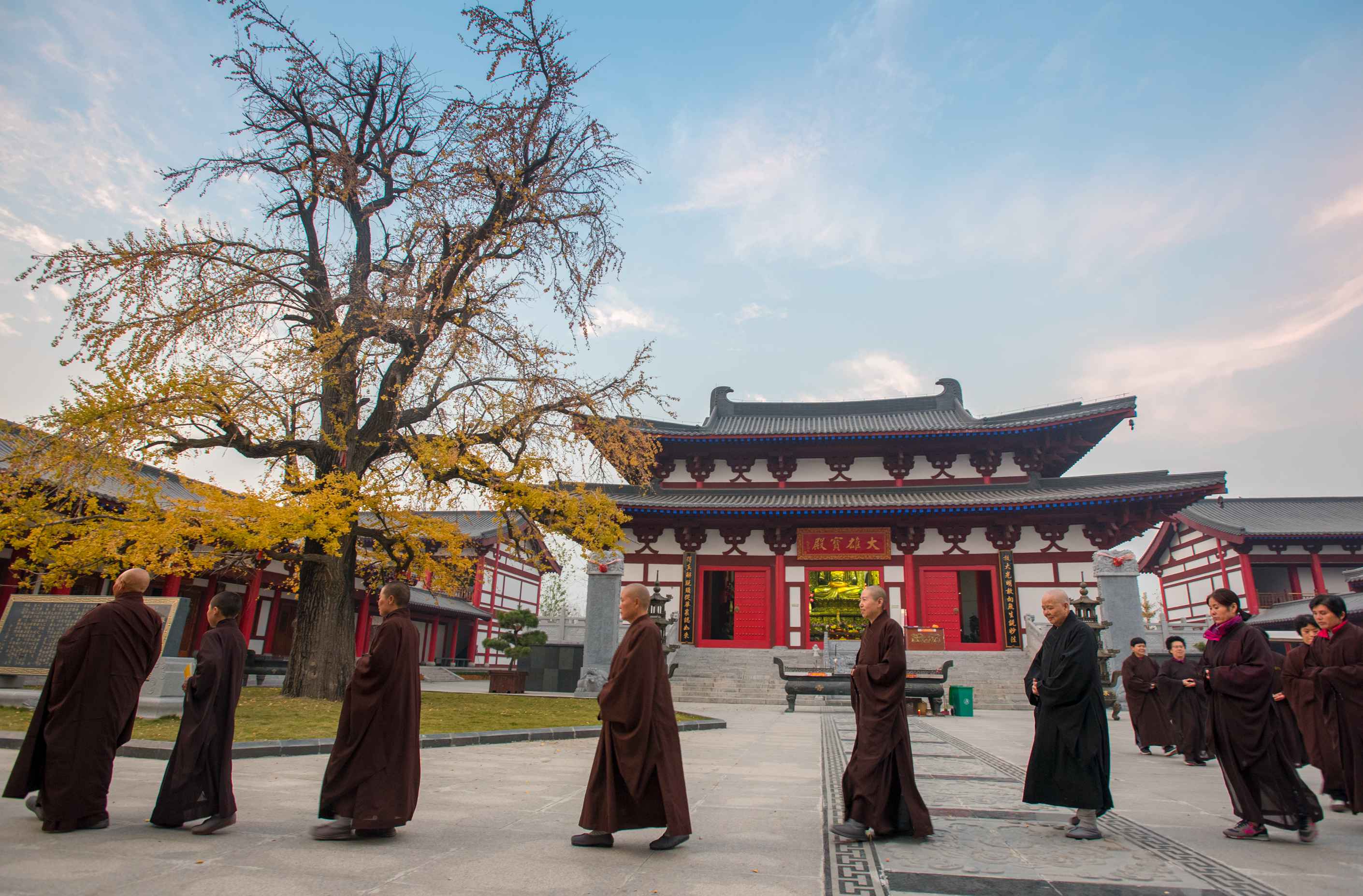 走礼白马寺 2017年11月7日拍摄于邳州白马寺