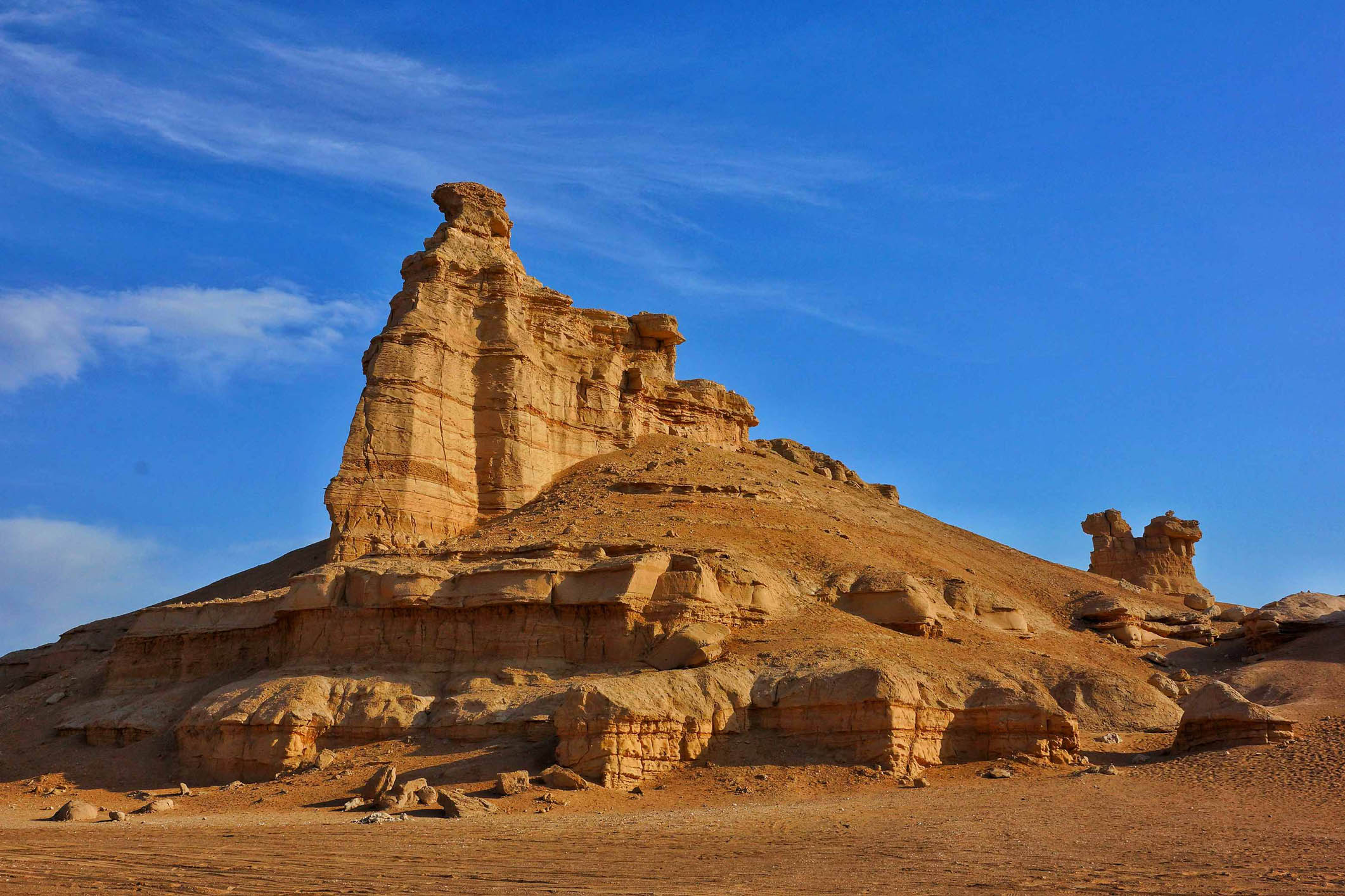 哈密雅丹地貌--双头马