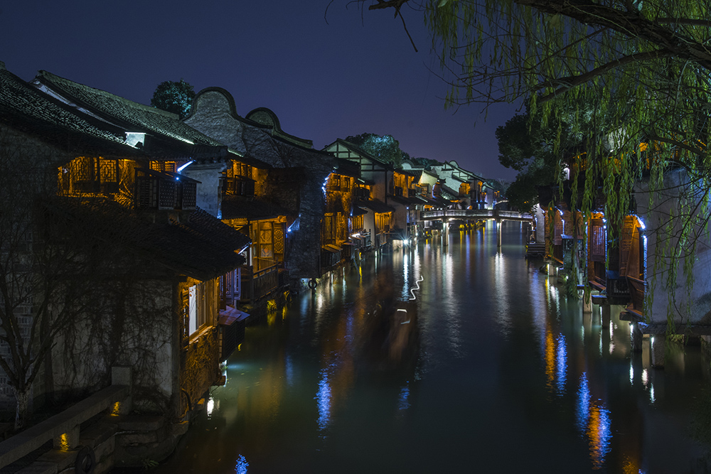 乌镇夜景-聊吧-大众摄影网