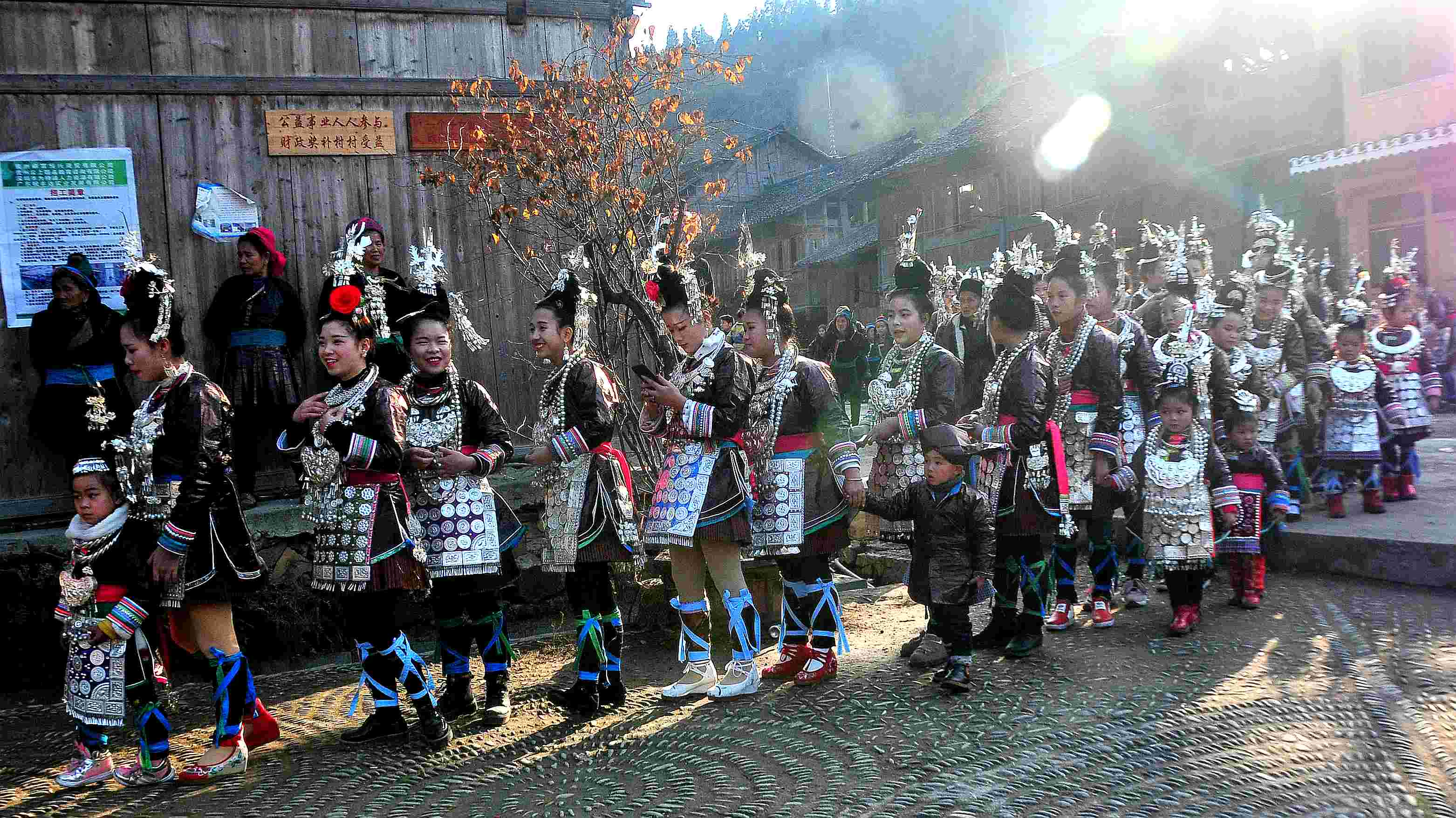 2018年2月24日摄于贵州黎平双江黄岗侗寨.
