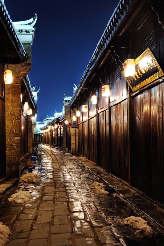 三河古镇夜景(组图)