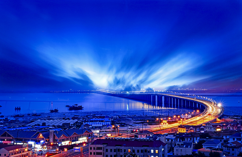 《跨海大桥》2016-09-23 摄于江苏连云港田湾跨海大桥-朱梅