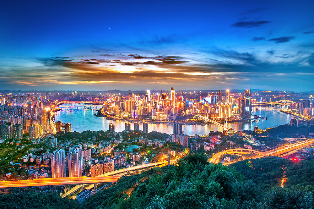 《鸟瞰重庆美如画》