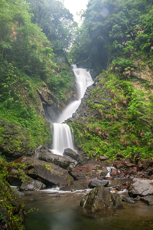 四叠瀑布-原生态最美山乡 —安徽石台"全国摄影大展投稿区-大众摄影网
