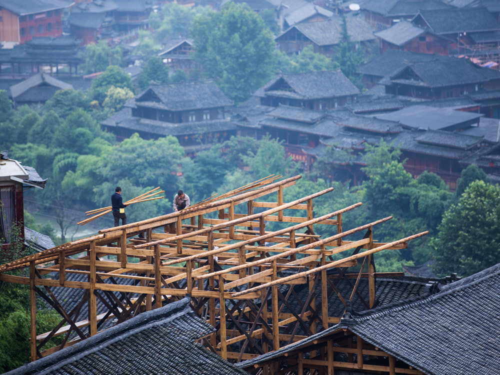 2017年6月29日摄于贵州黔东南西江千户苗寨