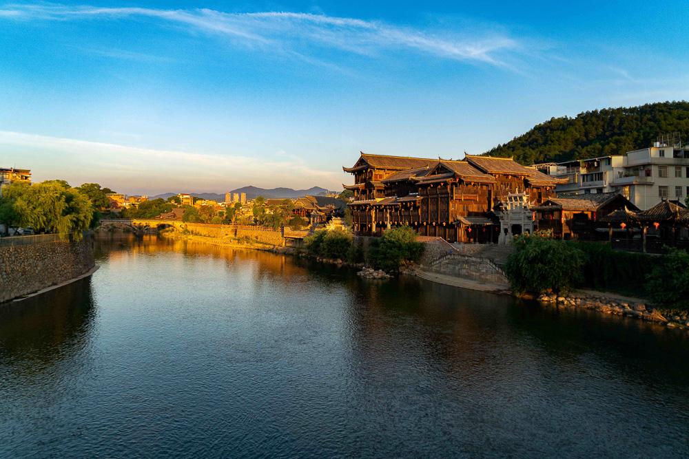 《汀江美景》 长汀