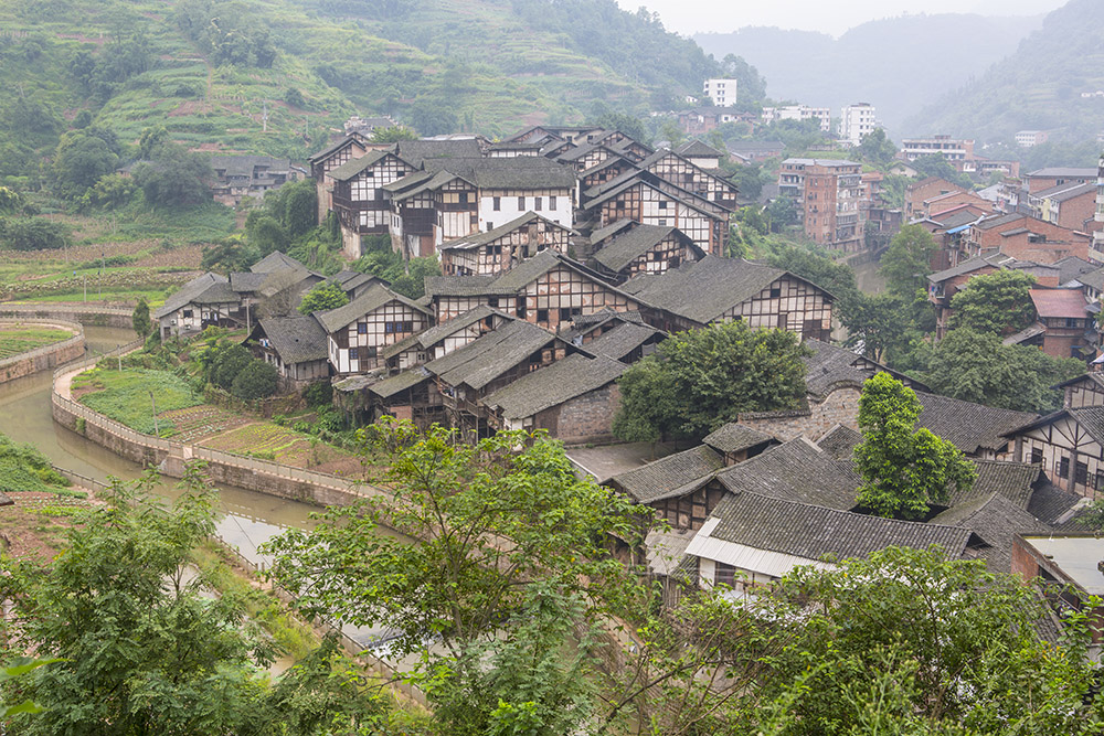佛宝古镇(摄于四川合江佛宝古镇)