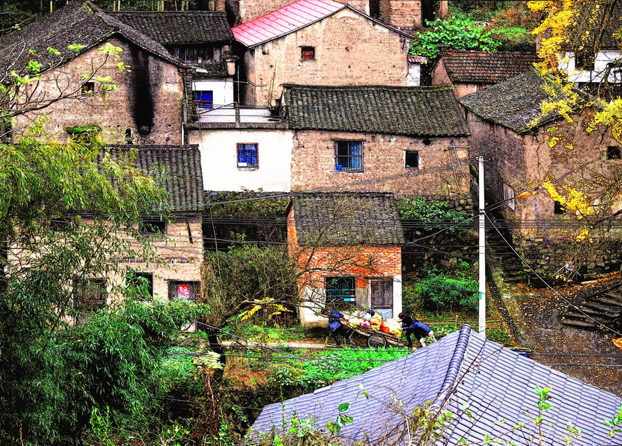 《南山村印象》2015年摄于新昌